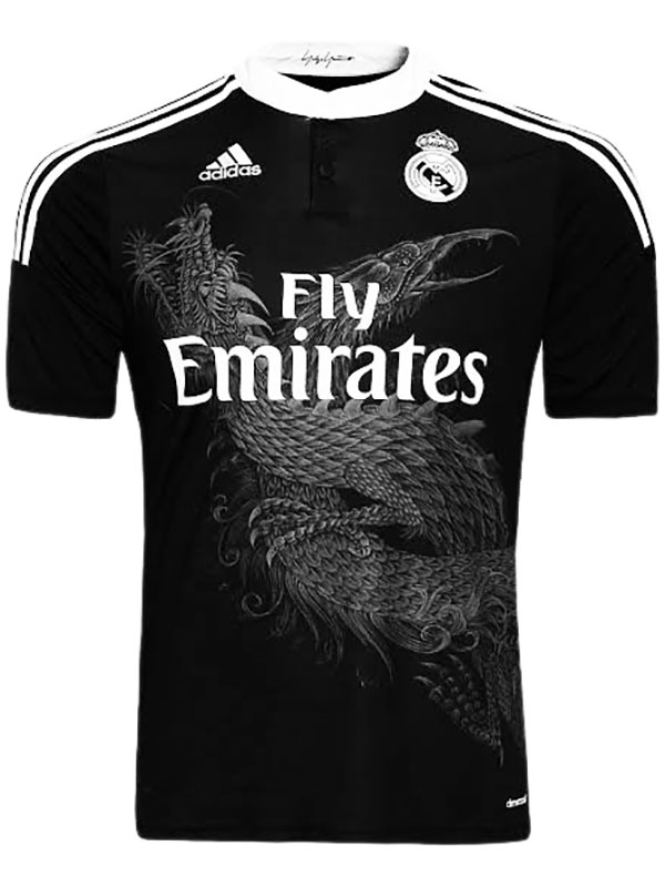 Real madrid away jersey mens dragon retro shirt 2014-2015