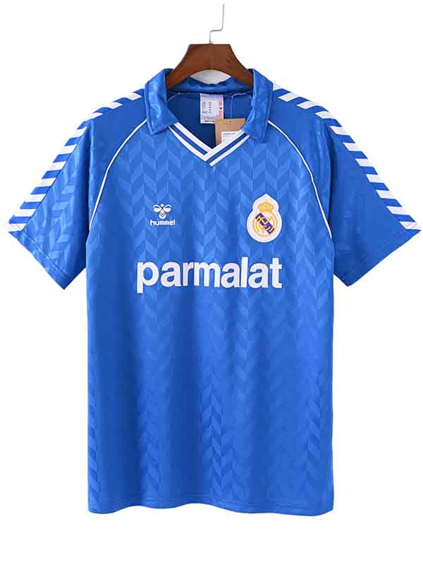 Real madrid away jersey mens retro shirt 1986-1987