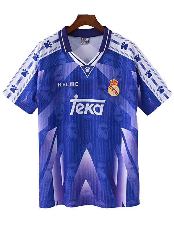 Real madrid away jersey mens retro shirt 1996-1997