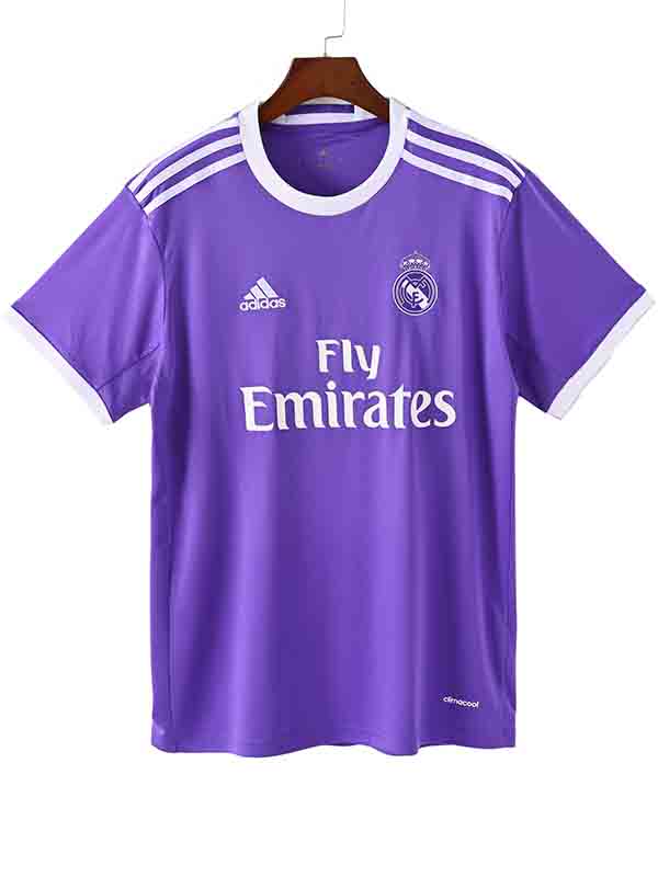 Real madrid away jersey mens retro shirt 2016-2017