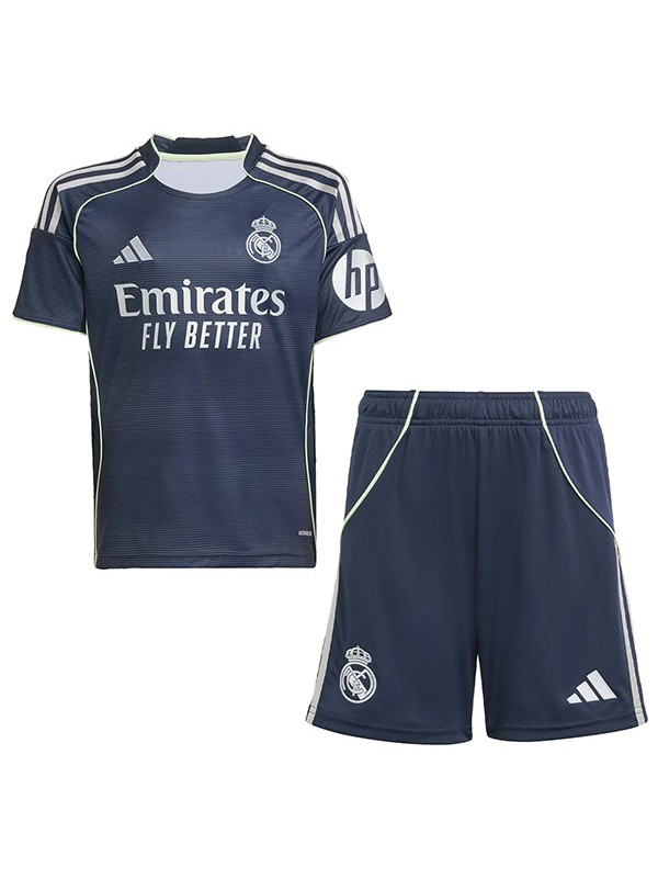 Real madrid away kids kit childrens jersey 2025-2026