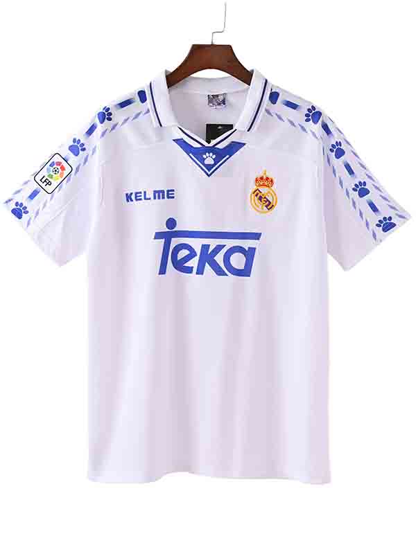 Real madrid home jersey mens retro shirt 1996-1997