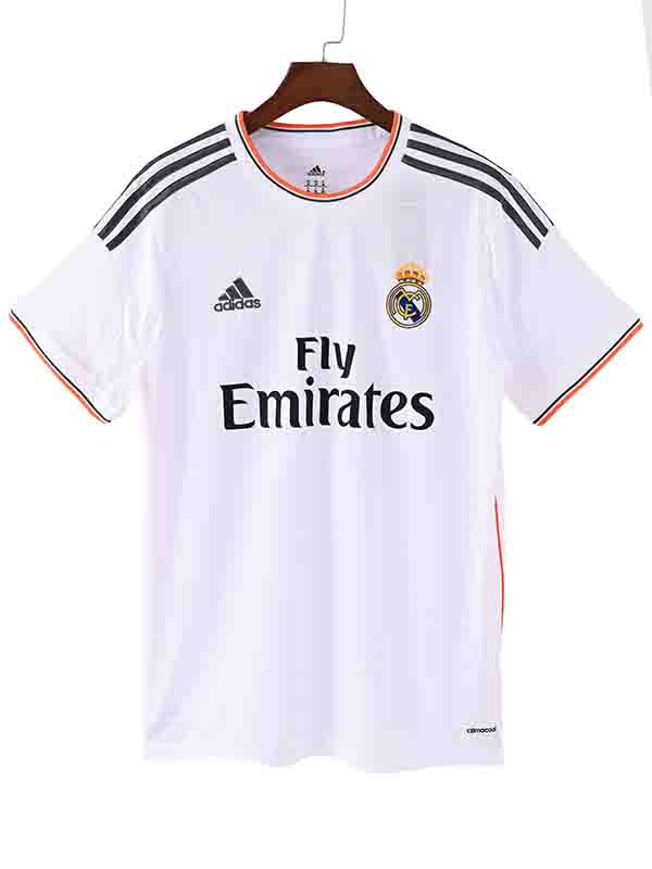 Real madrid home jersey mens retro shirt 2013-2014