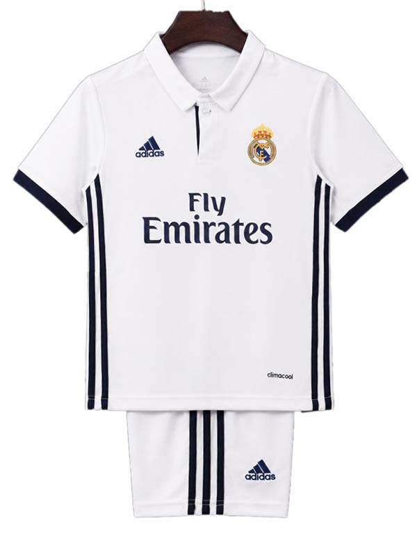 Real madrid home kids kit childrens retro jersey 2016-2017