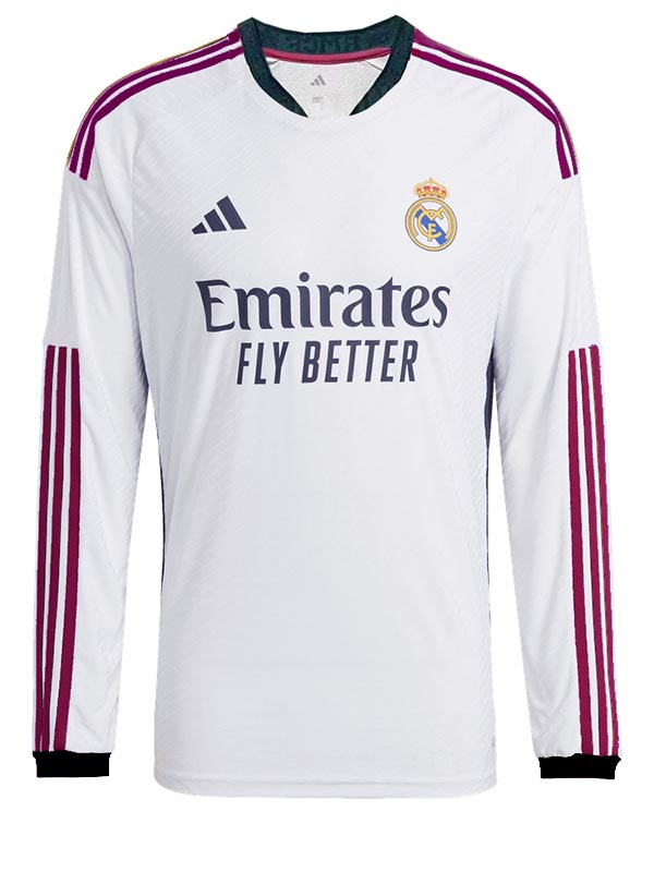 Real madrid home long sleeve jersey 2026-2027