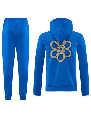 Real madrid hoodie jacket mens blue training tracksuit 2026-2027