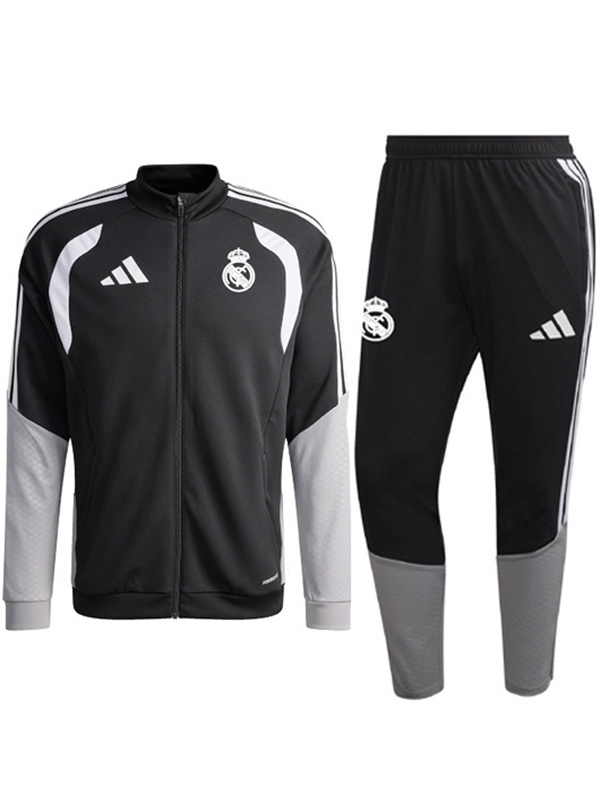 Real madrid jacket mens black training tracksuit 2026-2027