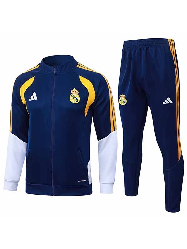 Real madrid jacket mens navy blue training tracksuit 2026-2027