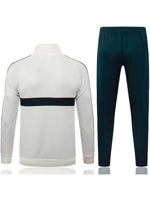 Real madrid jacket mens training white green tracksuit 2026-2027
