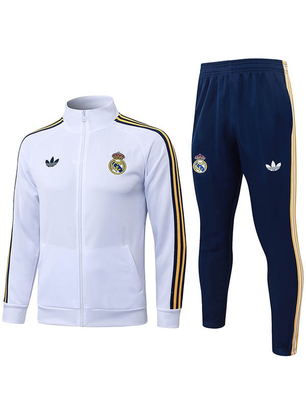 Real madrid jacket mens white training tracksuit 2026-2027