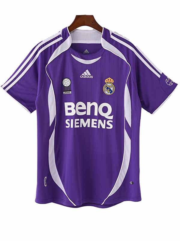 Real madrid third jersey mens retro shirt 2006-2007