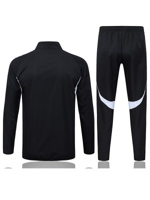 Real madrid windbreaker jacket mens black training tracksuit 2025-2026