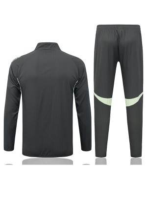 Real madrid windbreaker jacket mens green gray training tracksuit 2025-2026