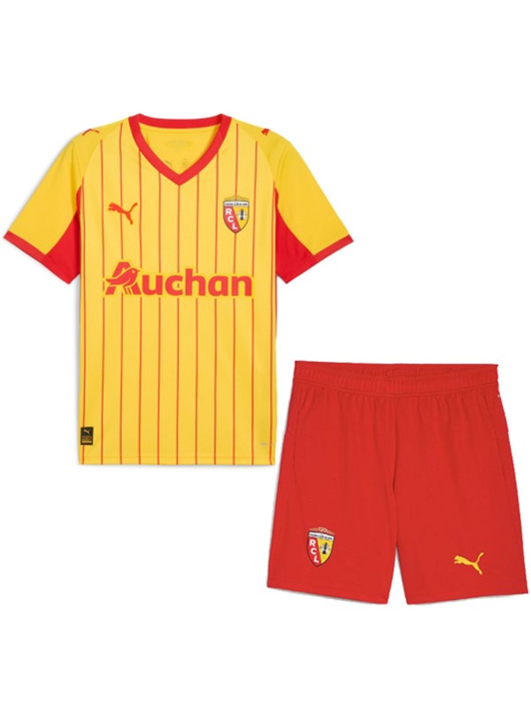 RC Lens home kids kit childrens jersey 2025-2026