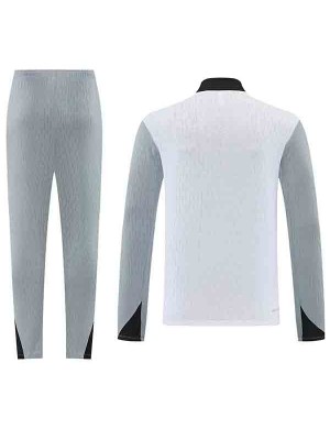 Jordan paris saint-germain tracksuit mens white gray training kit 2026-2027