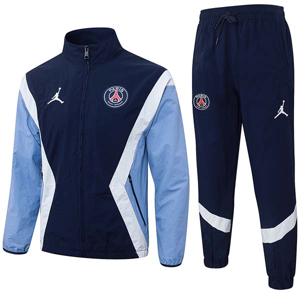 Jordan paris saint-germain windbreaker mens navy blue tracksuit 2025-2026
