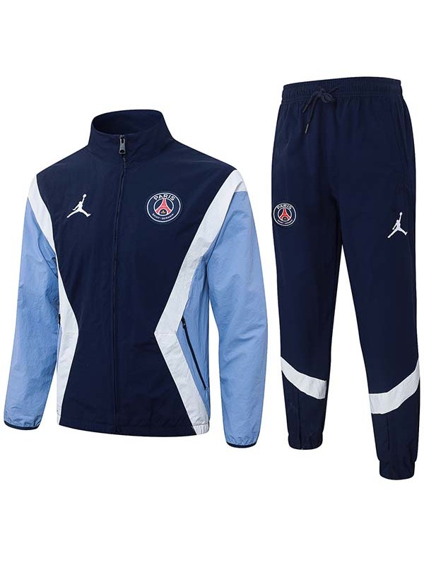 Jordan paris saint-germain windbreaker mens navy blue tracksuit 2025-2026