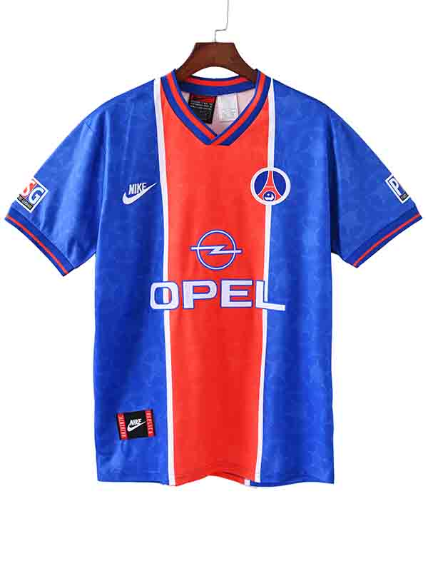 Paris saint-germain home jersey mens retro shirt 1995-1996