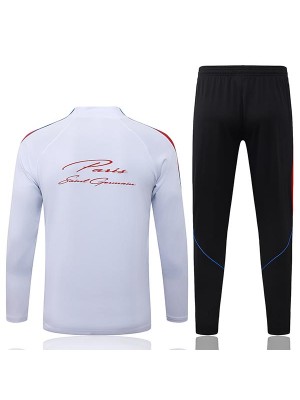 Paris saint-germain tracksuit mens white black training kit 2026-2027