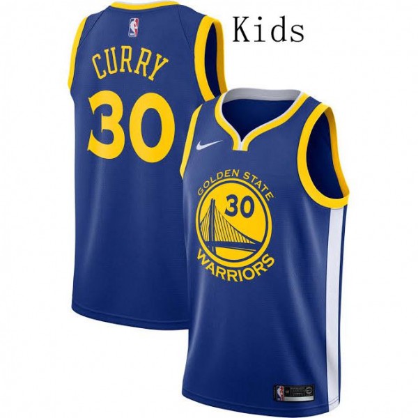 Golden State Warriors Stephen Curry 30 Kids Kit Icon Rakuten Royal ...