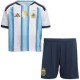 Argentina home kids kit childrens jersey 2026 world cup