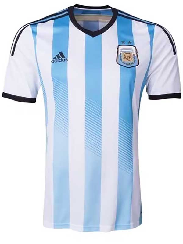 Argentina home retro jersey mens soccer shirt 2014