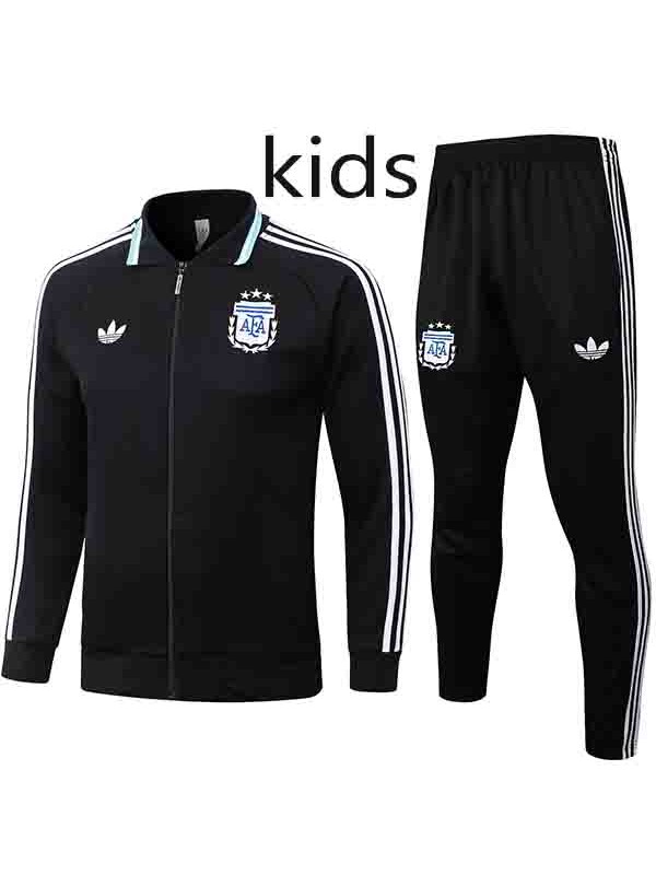 Argentina kids jacket children black training tracksuit 2026-2027