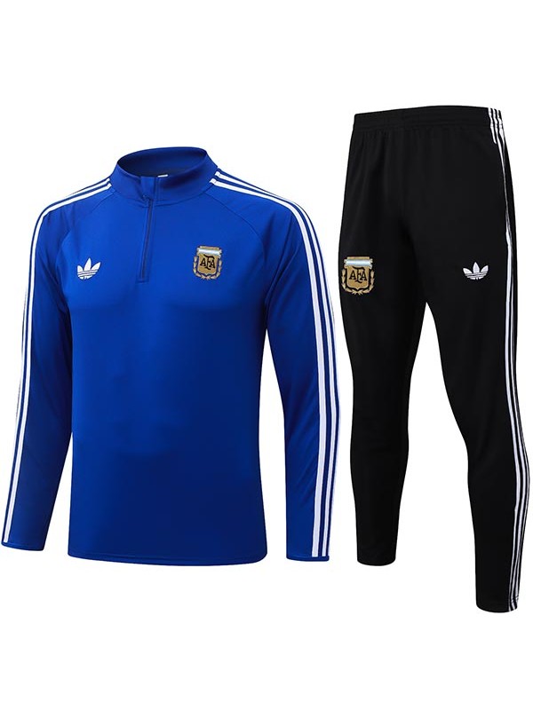 Argentina tracksuit mens blue black training kit 2026-2027