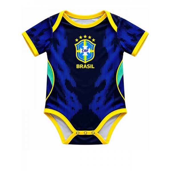 Brazil away baby onesies bodysuit jersey 2026 world cup