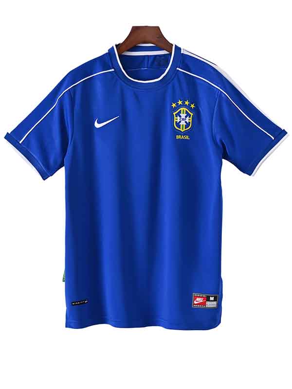 Brazil away jersey mens retro shirt 1998