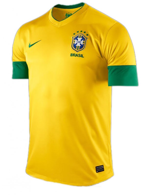 Brazil home jersey mens retro shirt 2012-2013