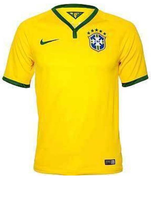 Brazil home jersey mens retro shirt 2014