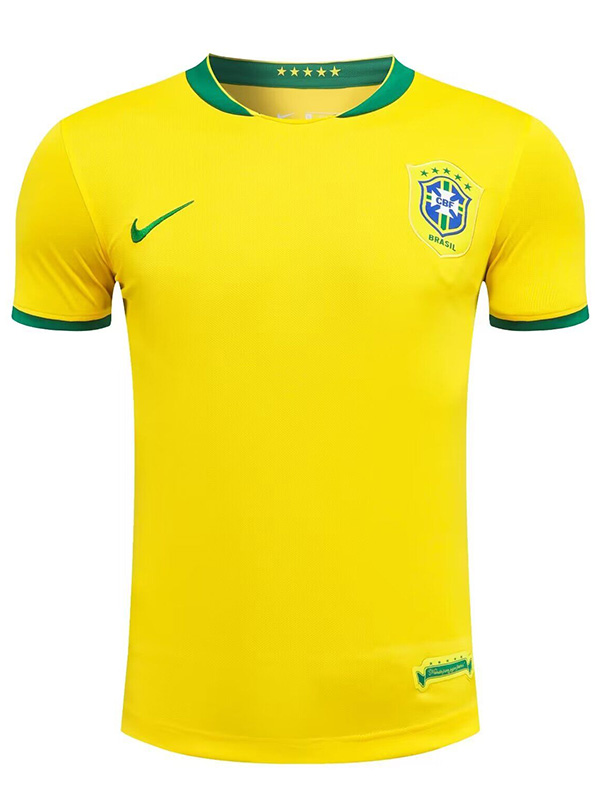Brazil home retro jersey mens soccer shirt 2006