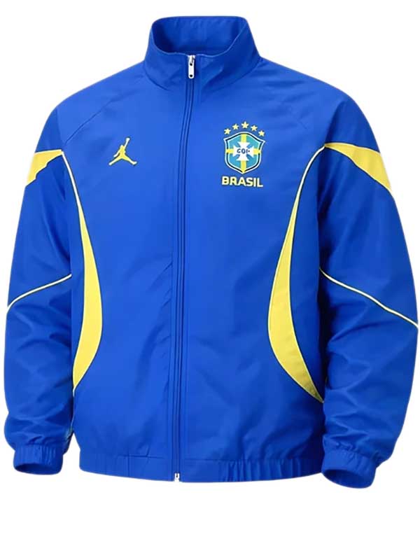 Brazil x Jordan windbreaker jacket mens blue tracksuit 2026-2027