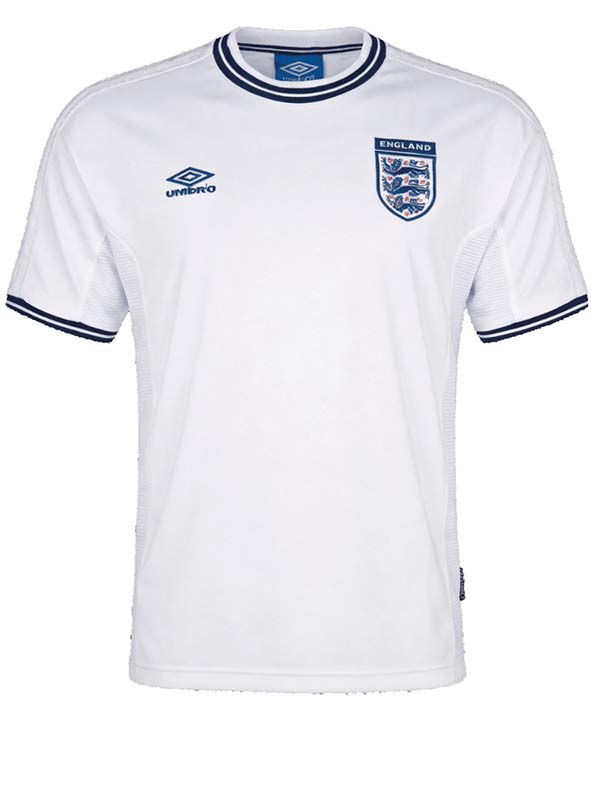 England home retro jersey mens soccer shirt 2000