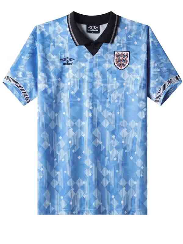 England third jersey mens retro shirt 1990