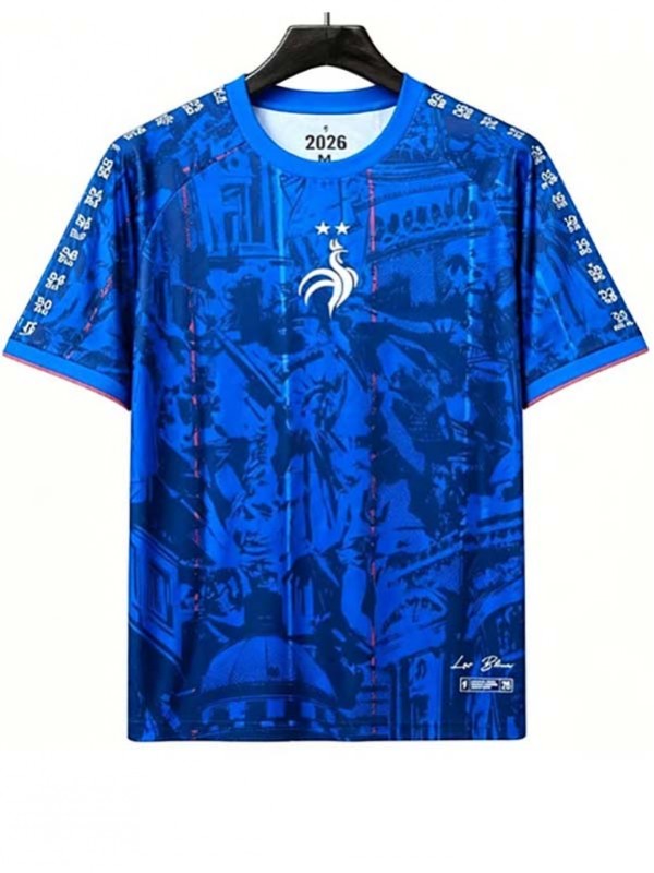 France Les Bleus special blue training jersey 2026 world cup
