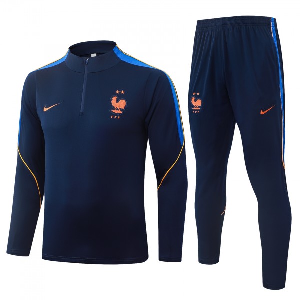 France tracksuit mens all navy training kit 2026-2027