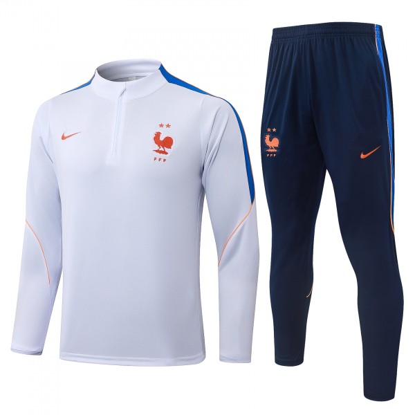 France tracksuit mens white navy training kit 2026-2027