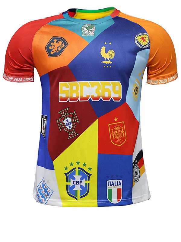 World cup jersey mens national mash up player version shirt 2026