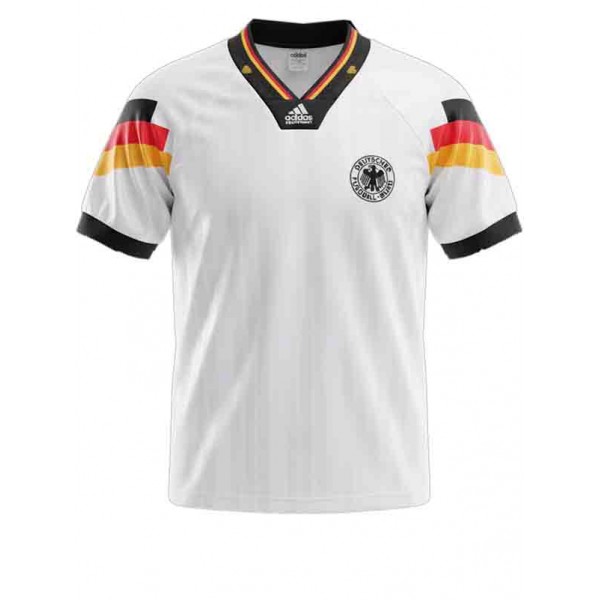 Germany home retro jersey mens soccer shirt 1992