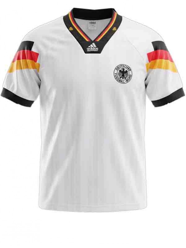Germany home retro jersey mens soccer shirt 1992