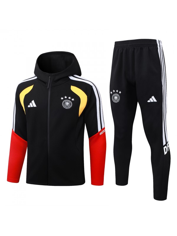 Germany hoodie jacket mens training black tracksuit 2026-2027