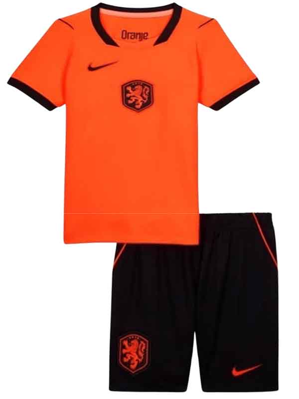 Netherlands home kids kit childrens jersey 2026 world cup 