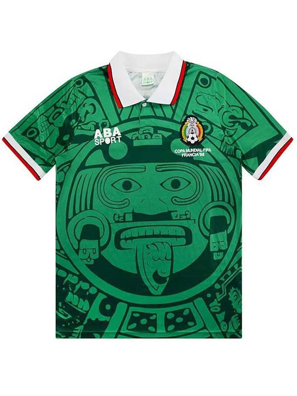 Mexico home retro jersey mens soccer shirt 1998