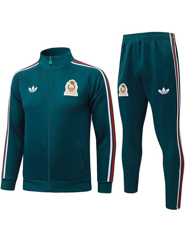 Mexico jacket mens dark green training tracksuit 2026-2027