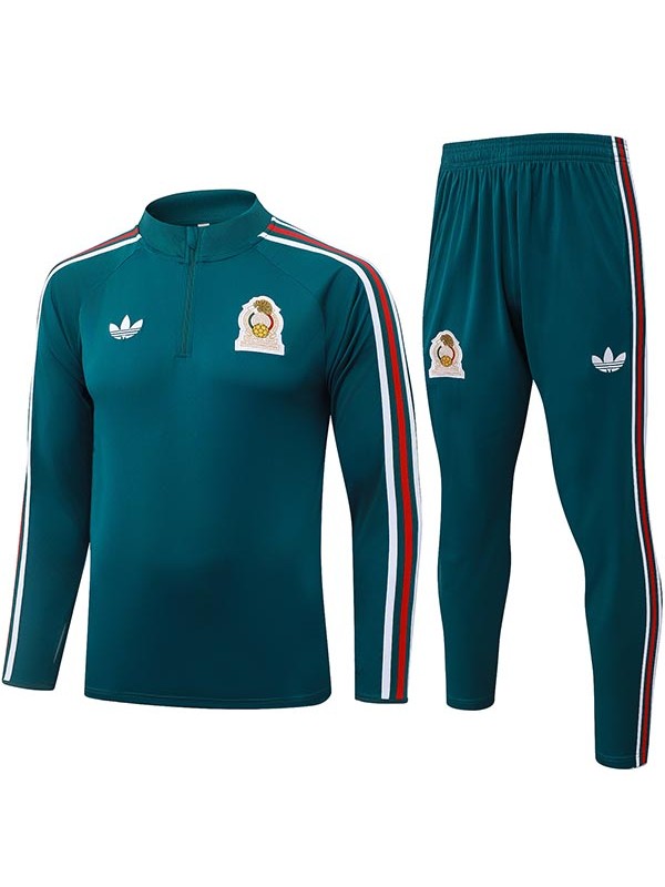 Mexico tracksuit mens dark green training kit 2026-2027