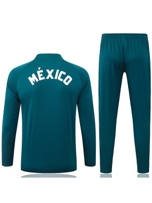Mexico tracksuit mens dark green training kit 2026-2027