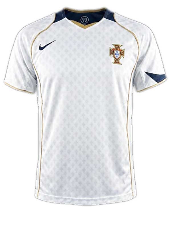 Portugal away retro jersey mens soccer shirt 2004