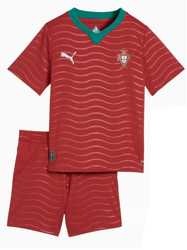 Portugal home kids kit childrens jersey 2026 world cup